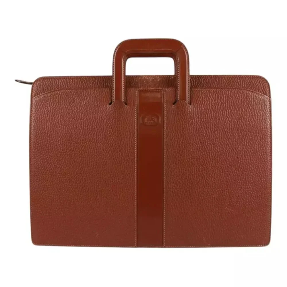 Authentic Burberry soft briefcase business hand bag